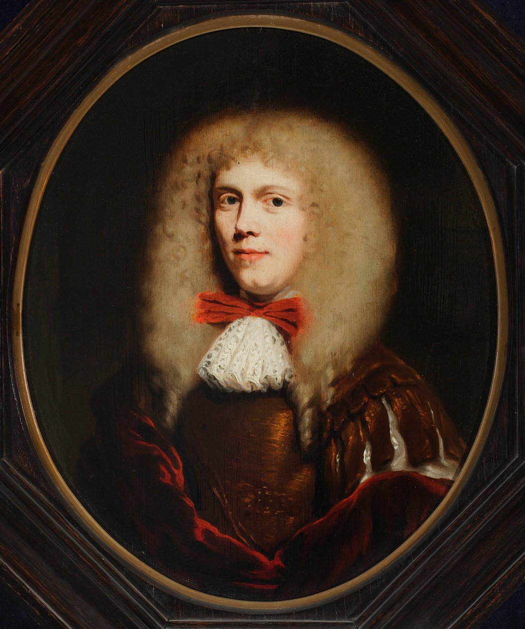 Portret van een man door Nicolaes Maes