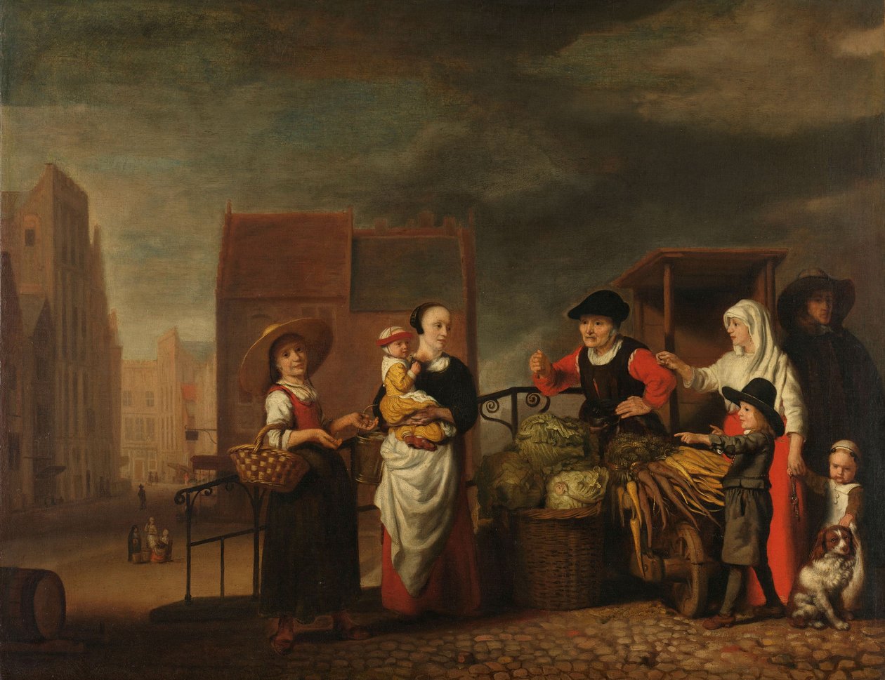  door Nicolaes Maes