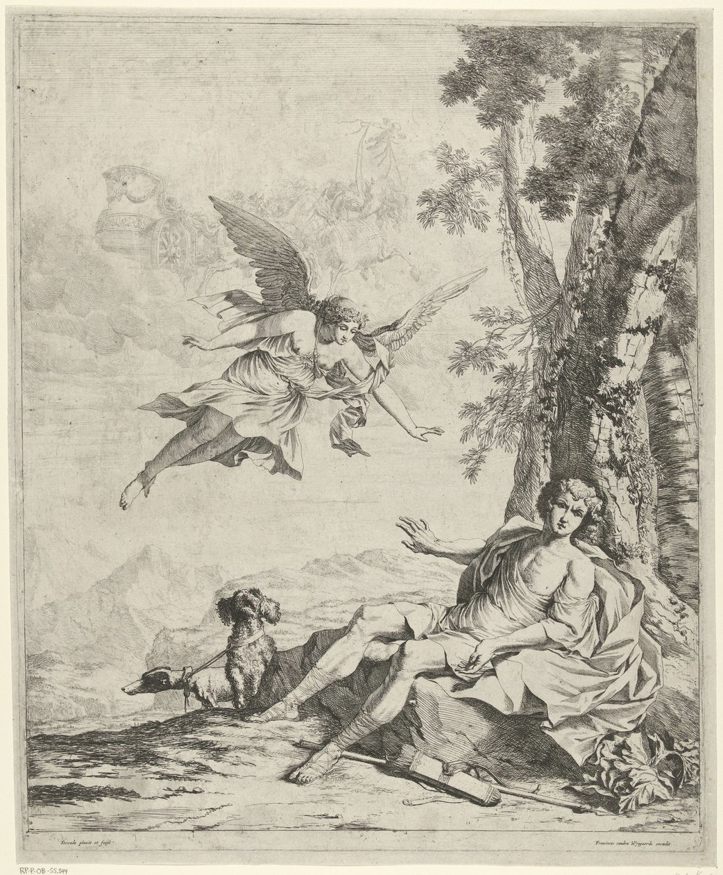 Aurora en Cephalus door Nicolaes Van Helt Stockade