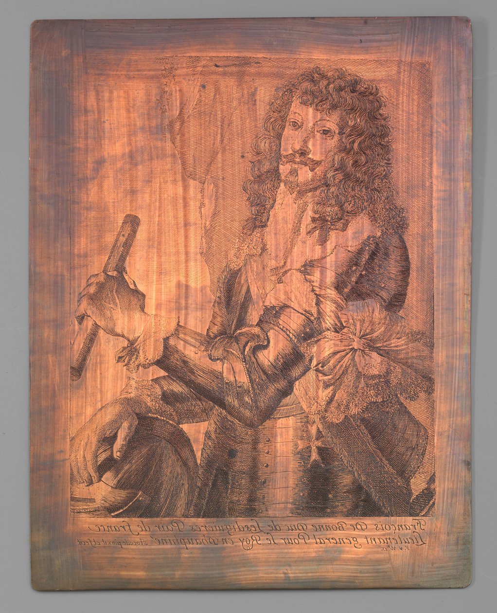 Portret van de Duc de Lesdignières François de Bonne door Nicolaes Van Helt Stockade