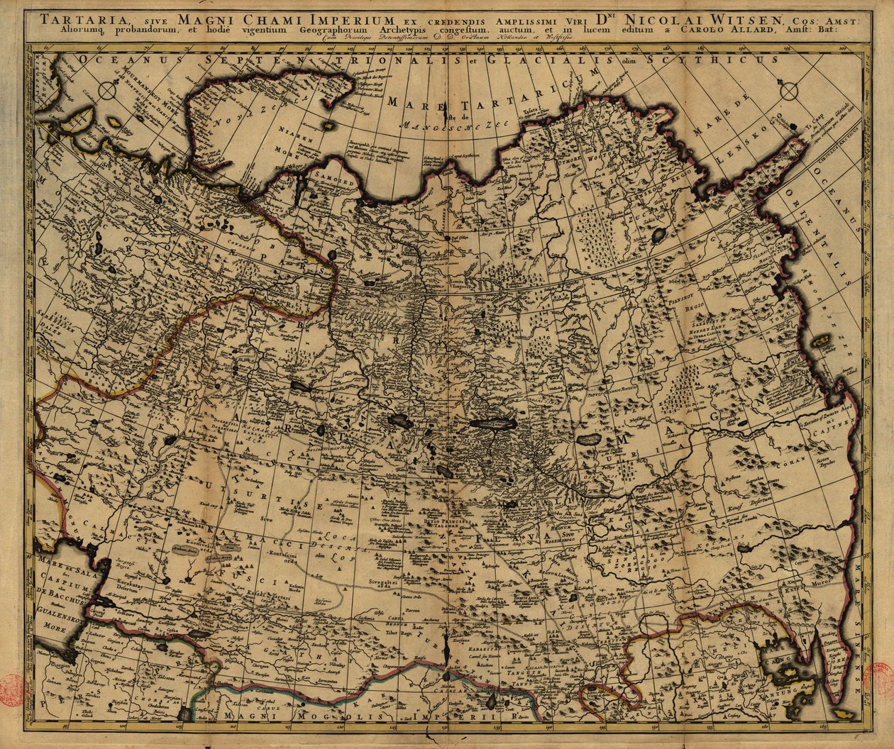 De Tartaarse, of het rijk van de Grote Khan door Nicolaes Witsen
