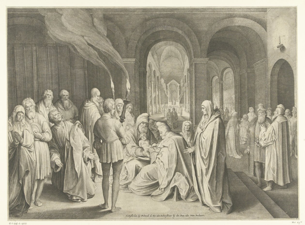 Besnijdenis van Christus door Nicolaes de Bruyn