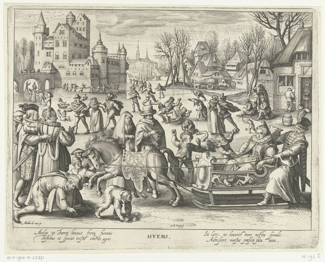 Winter door Nicolaes de Bruyn