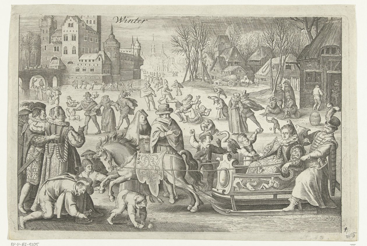 Winter door Nicolaes de Bruyn