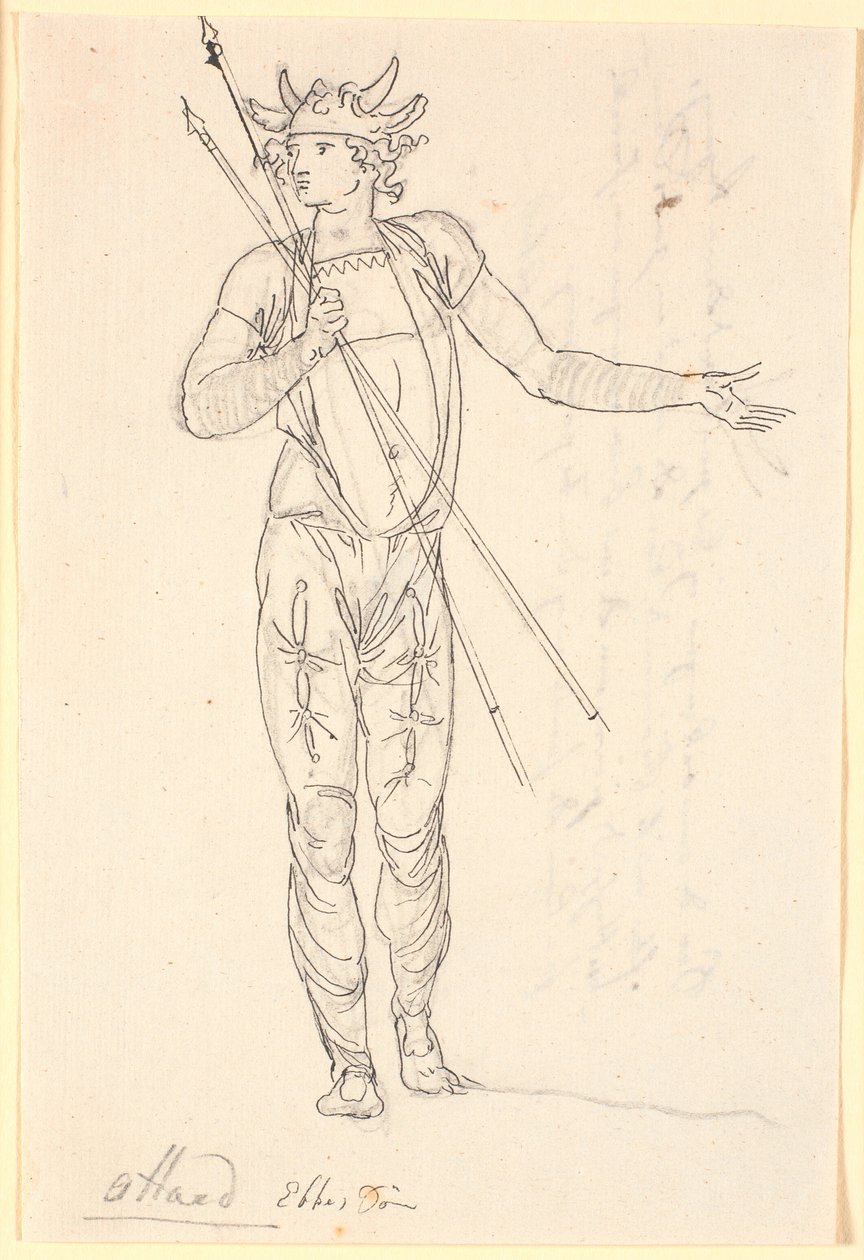 Ottard, zoon van Ebbe door Nicolai Abildgaard