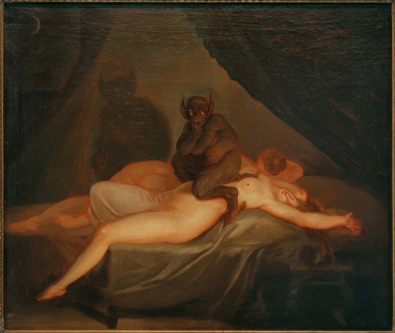 De Nachtmerrie door Nicolai Abraham Abildgaard
