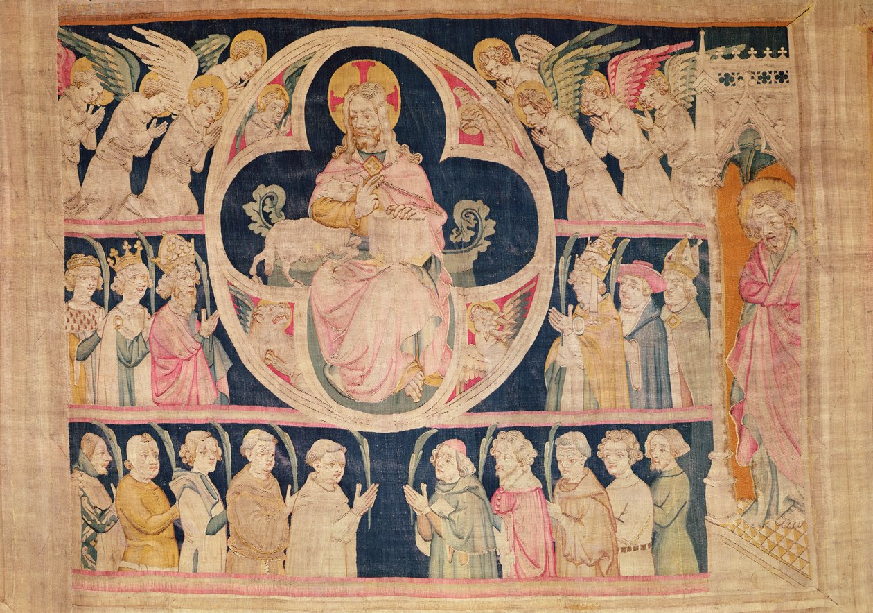 Telling van de verkozenen, uit de Apocalyps Tapestry van Angers, 1373-87 door Nicolas Bataille