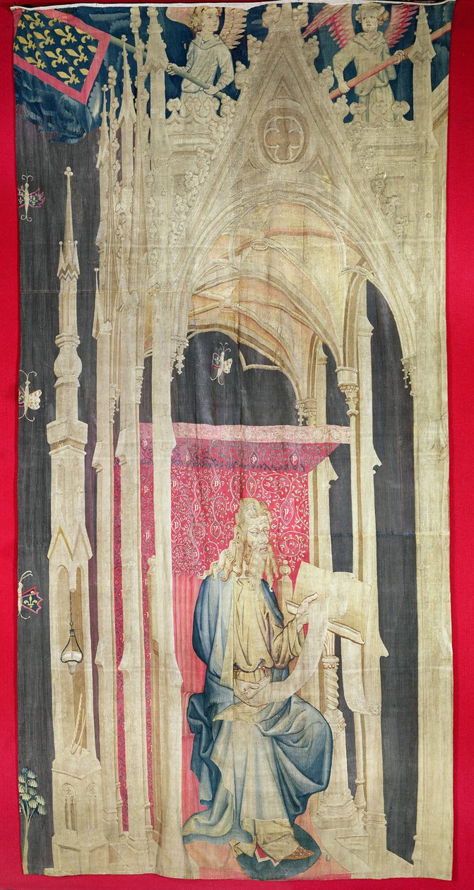 De Apocalyps van Angers, eerste van de serie, 1373-87 door Nicolas Bataille