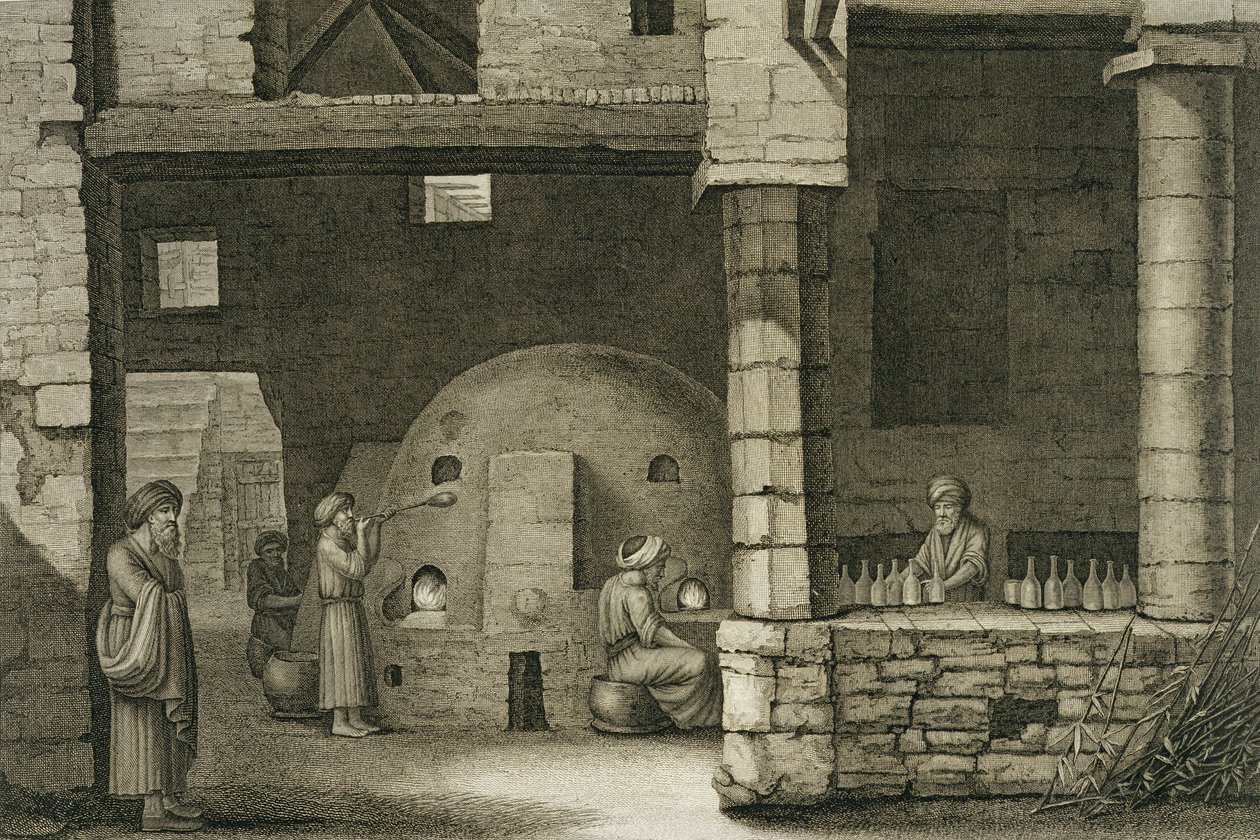 De Glasflesmaker, uit Volume II Arts and Trades van 