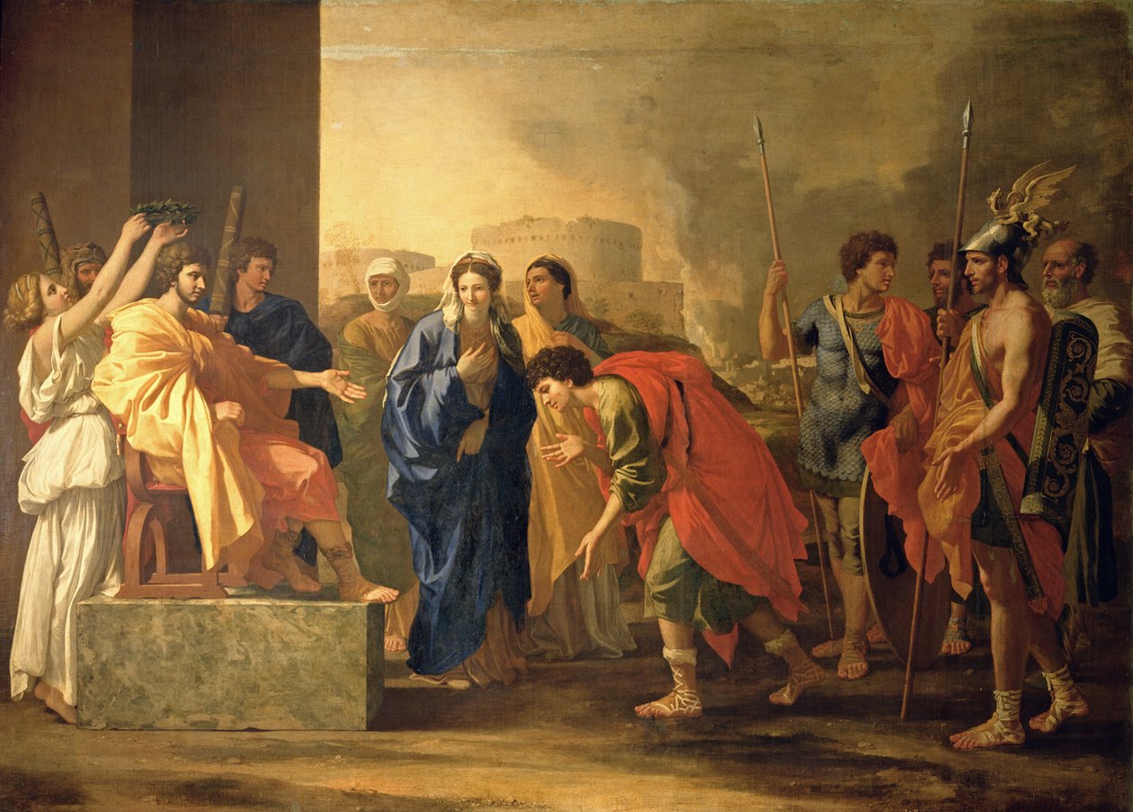 De Kuisheid van Scipio, 1640 door Nicolas Poussin