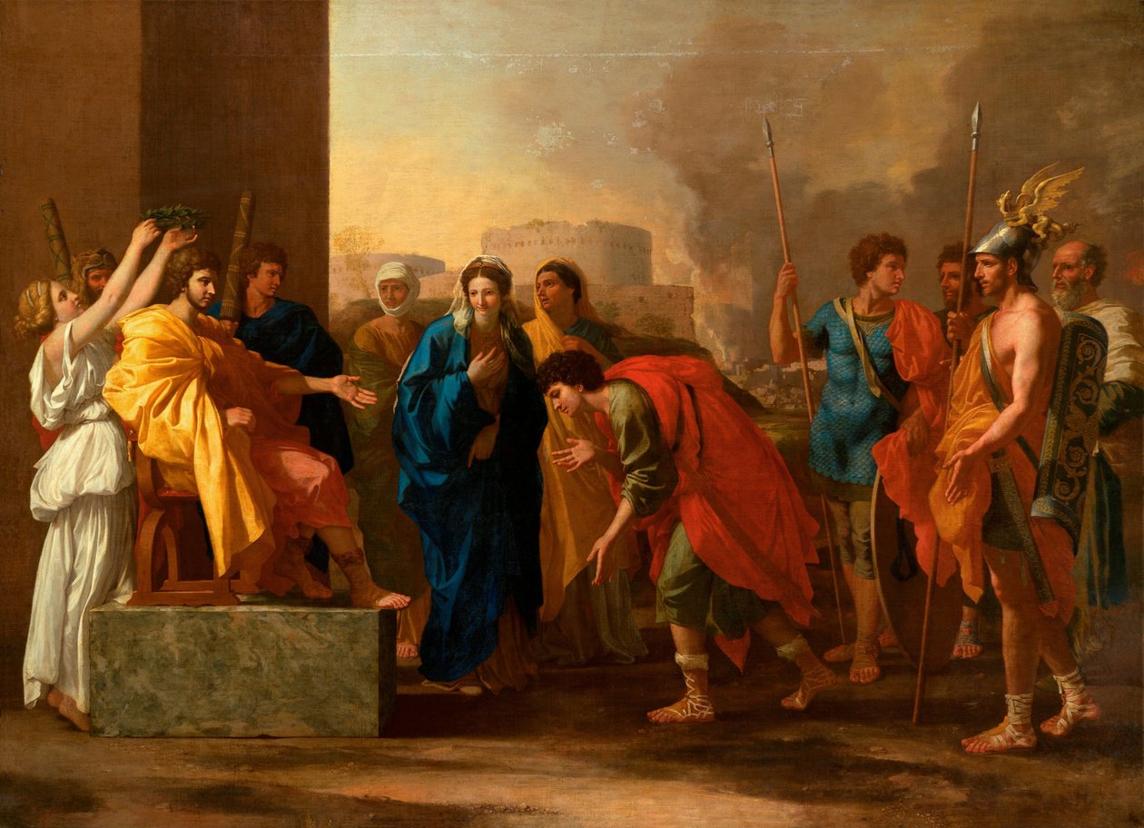De kuisheid van Scipio door Nicolas Poussin