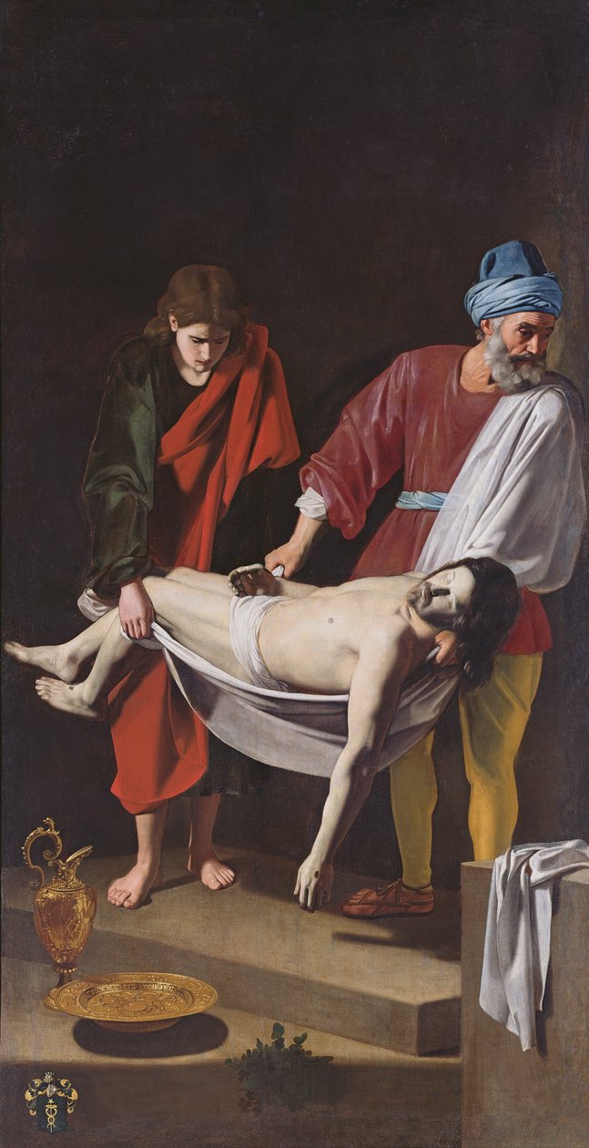 Christus wordt naar het graf gedragen door Nicolas Tournier