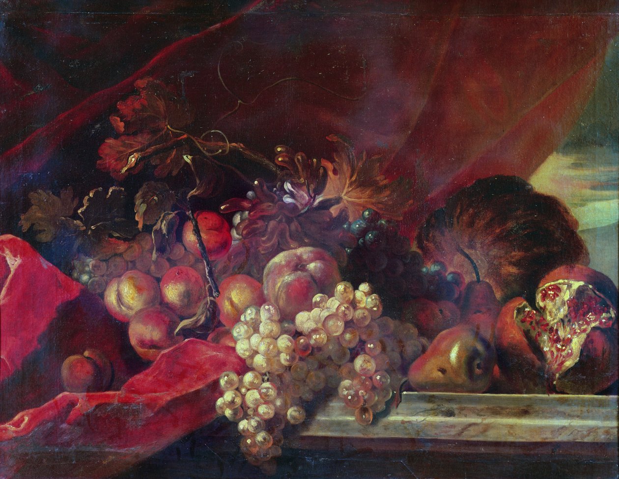 Stilleven met fruit door Nicolas de Largillière