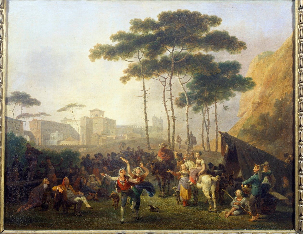 Dorpsdans door Nicolas Antoine Taunay