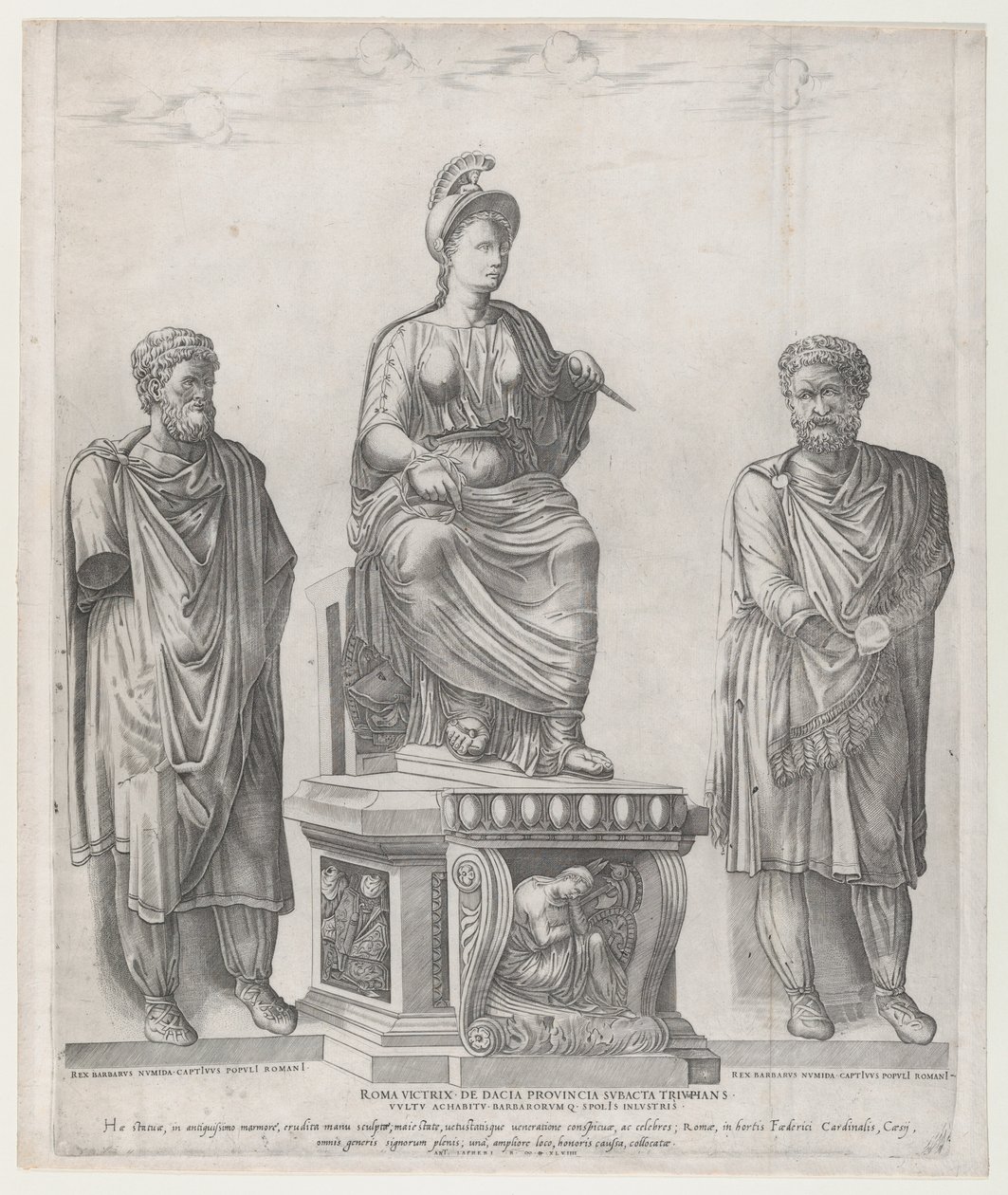 Speculum Romanae Magnificentiae: Roma Victrix, 1549 door Nicolas Beatrizet