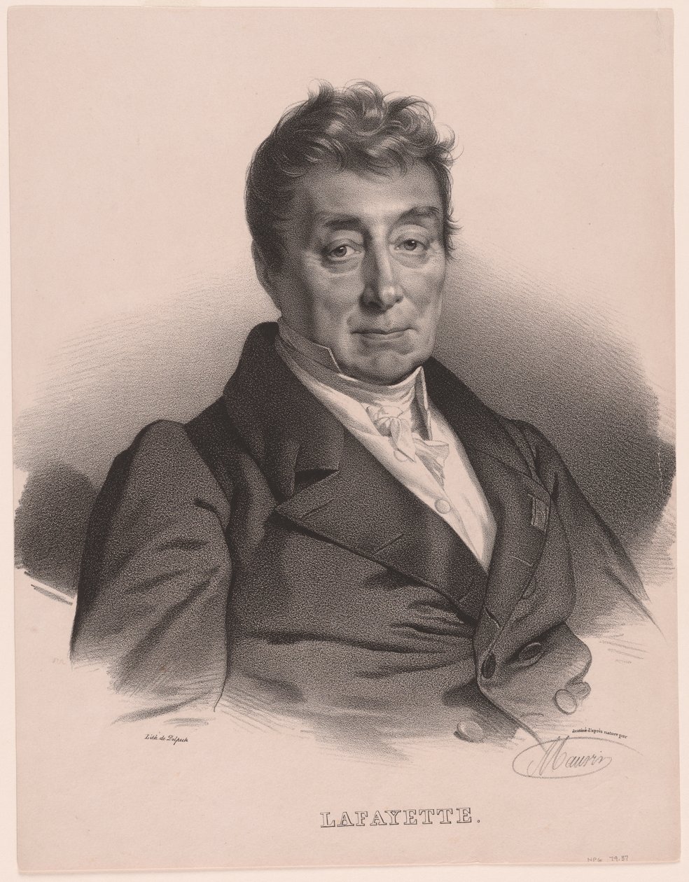 Markies de Lafayette door Nicolas Eustache Maurin