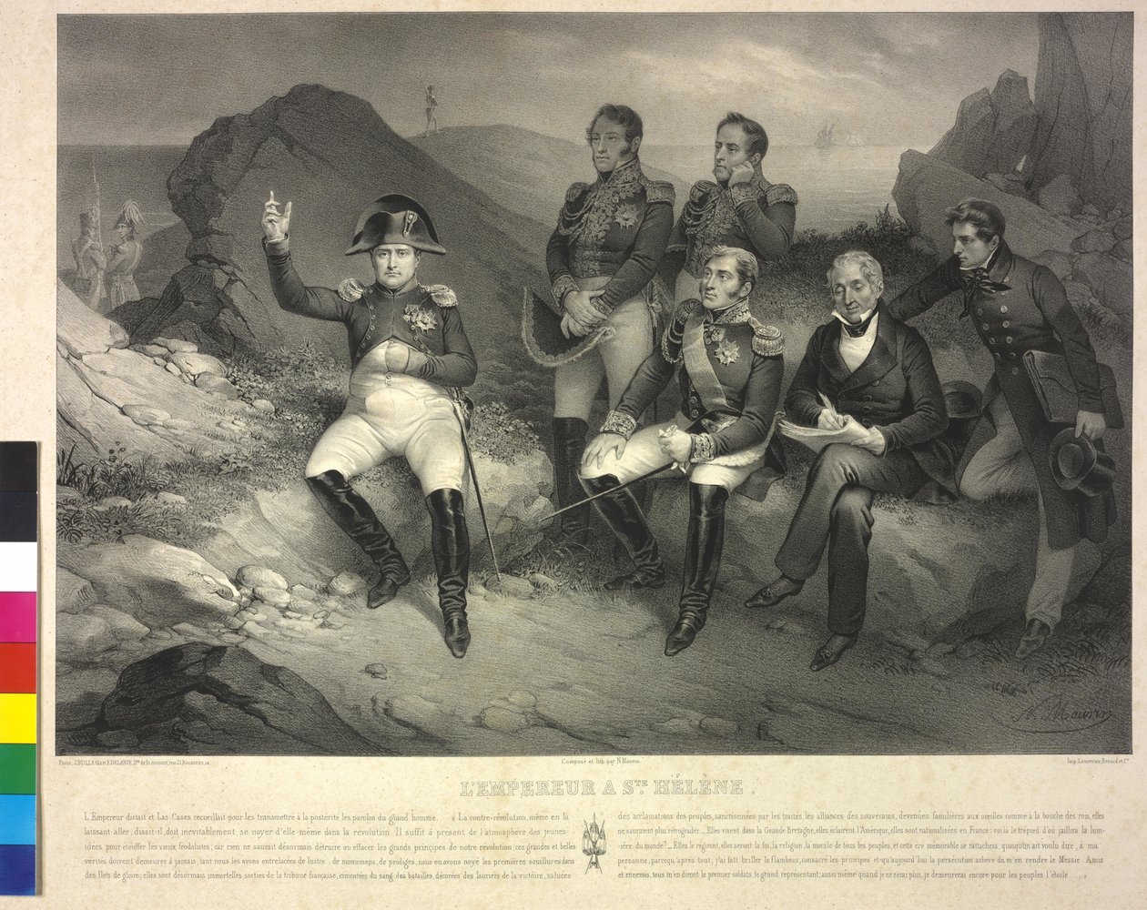 Napoleon I Bonaparte, Keizer van de Fransen door Nicolas Eustache Maurin