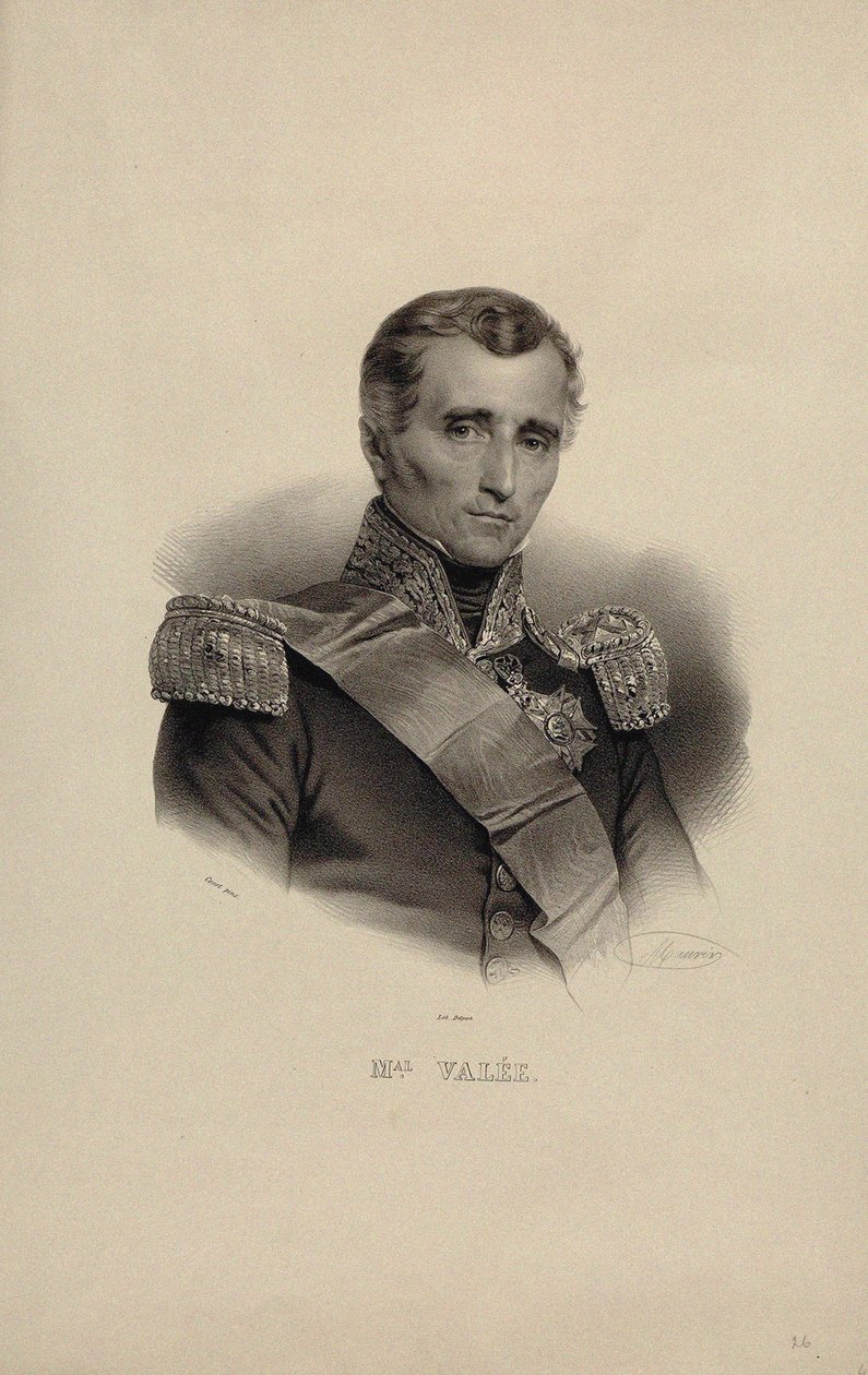 Portret van Sylvain-Charles, graaf Valée door Nicolas Eustache Maurin