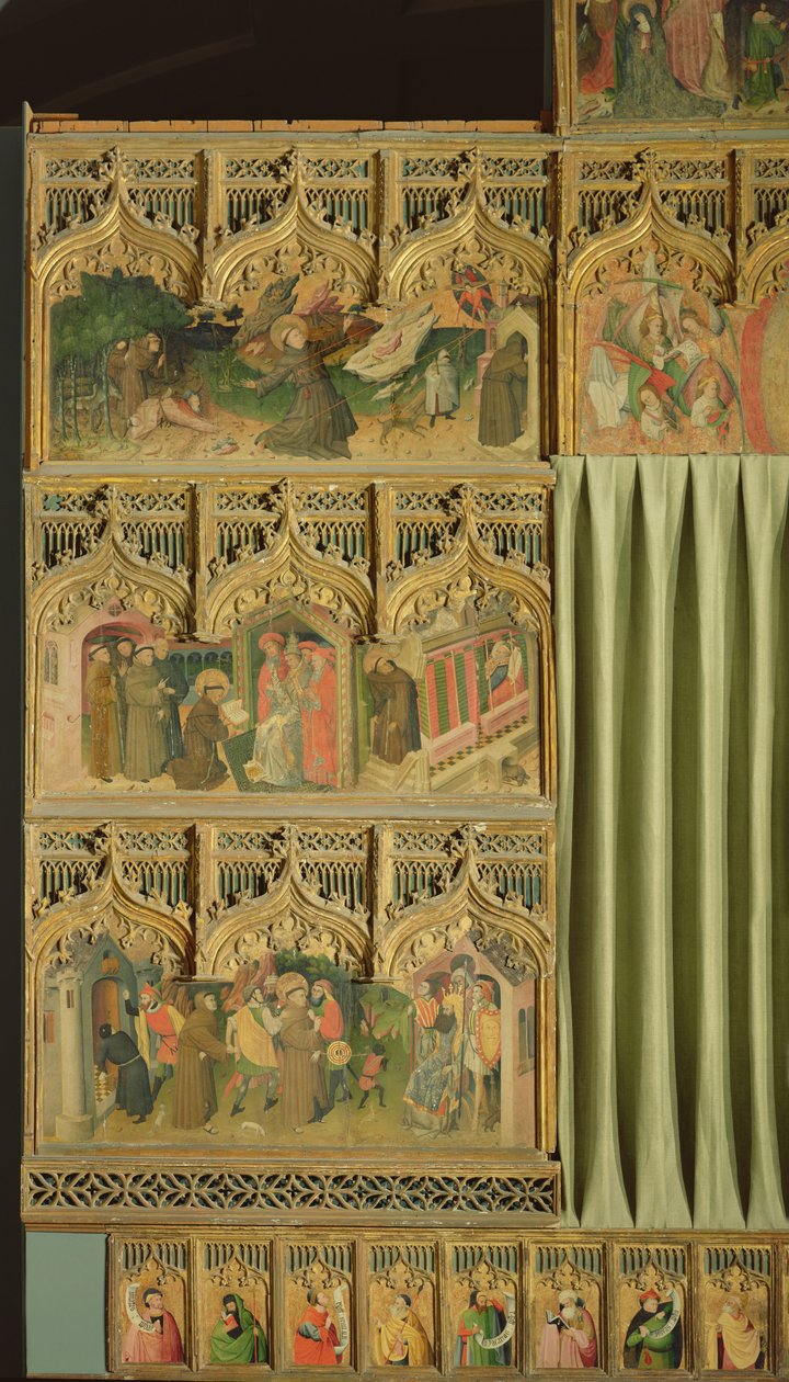 Rerodos van het leven van de Maagd en St. Franciscus van Assisi door Nicolas Frances