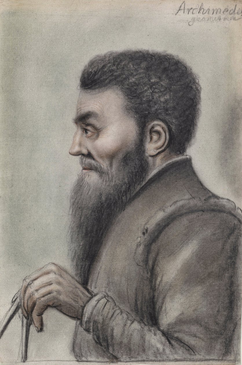 Voorstelling van Archimedes van Syracuse door Nicolas Lagneau or Lanneau