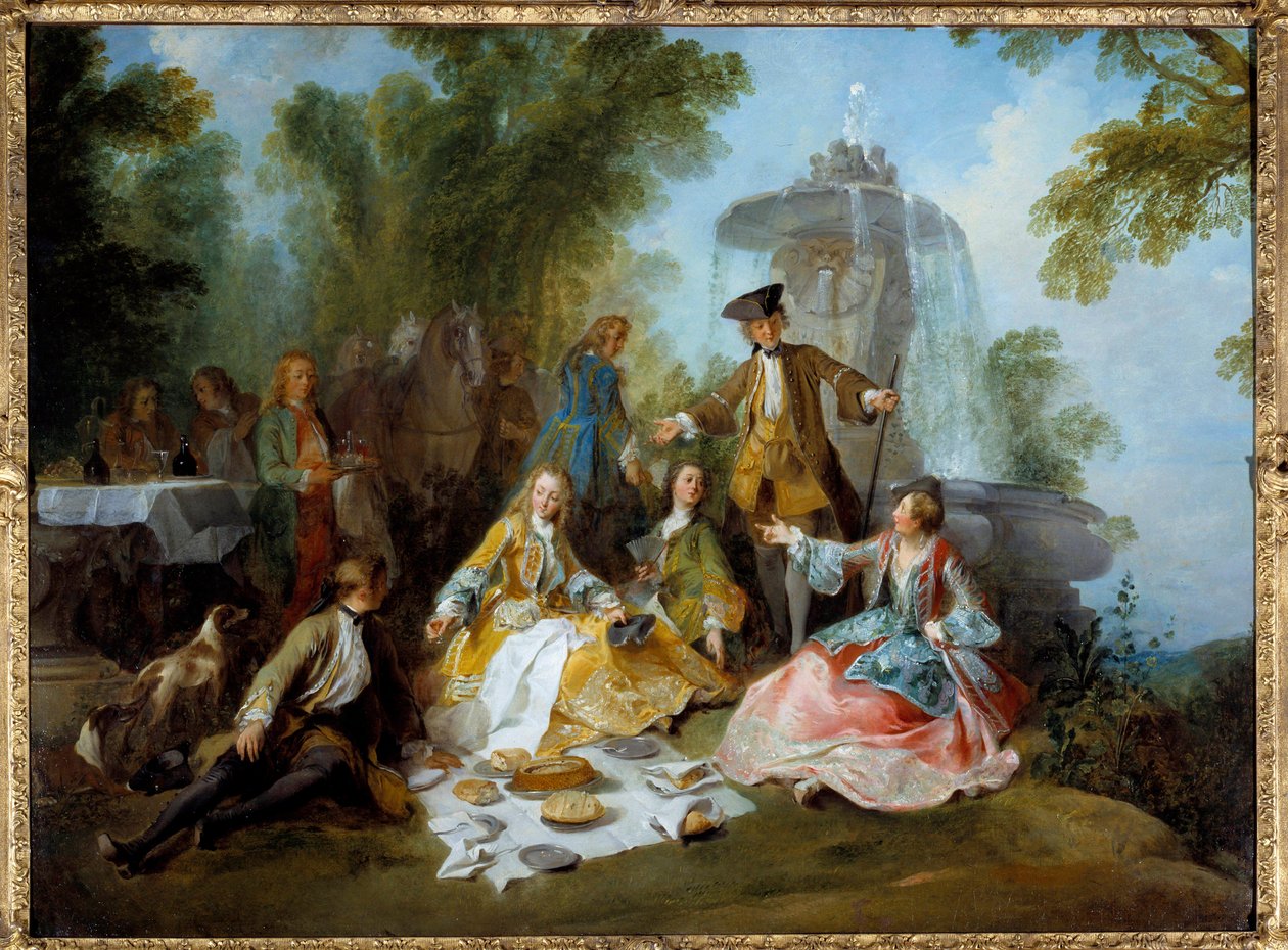 Jachtmaaltijd door Nicolas Lancret