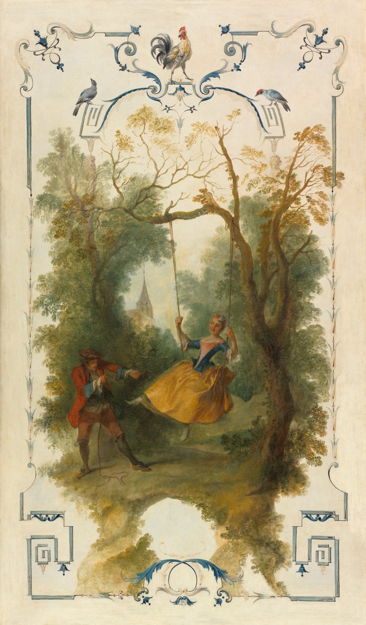 De Schommel door Nicolas Lancret