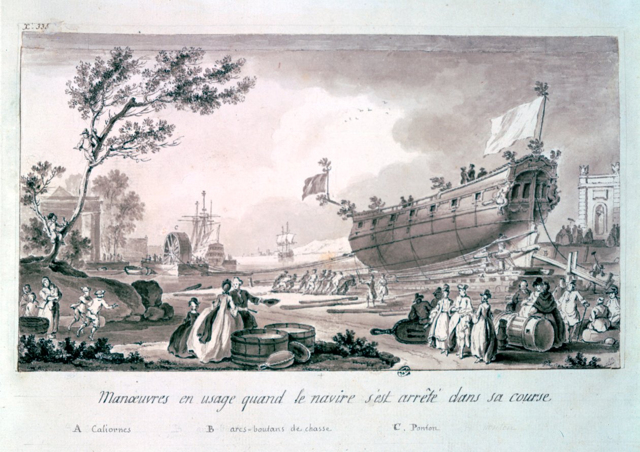 Zonder titel, ca. 1750-1810 door Nicolas Marie Ozanne