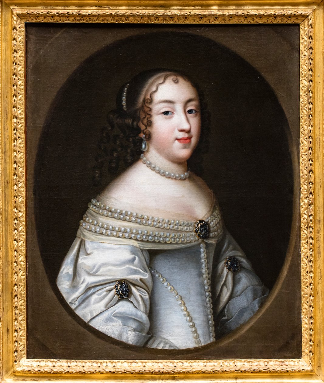 Gravin Françoise-Marguerite Grignan (olieverf op doek) door Nicolas Mignard