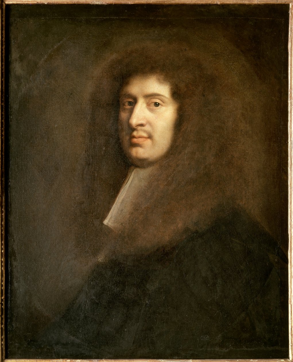 Portret van Gabriel Nicolas de la Reynie (1625-1709), eerste politie-luitenant van Parijs onder Lodewijk XV. Schilderij door Nicolas Mignard (17e eeuw) door Nicolas Mignard