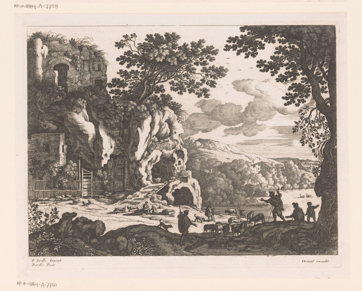 Cephalus en Procris door Nicolas Perelle