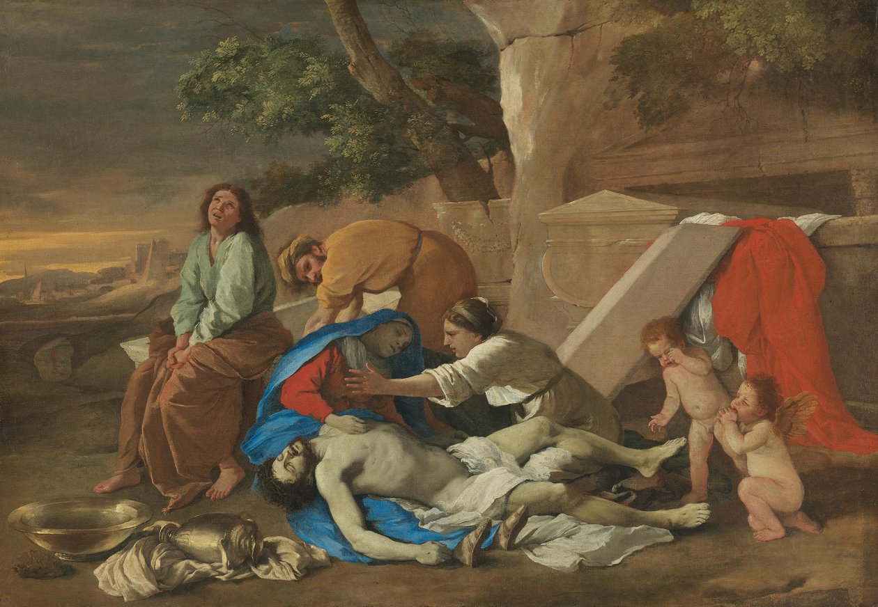 Beweinung Christi door Nicolas Poussin