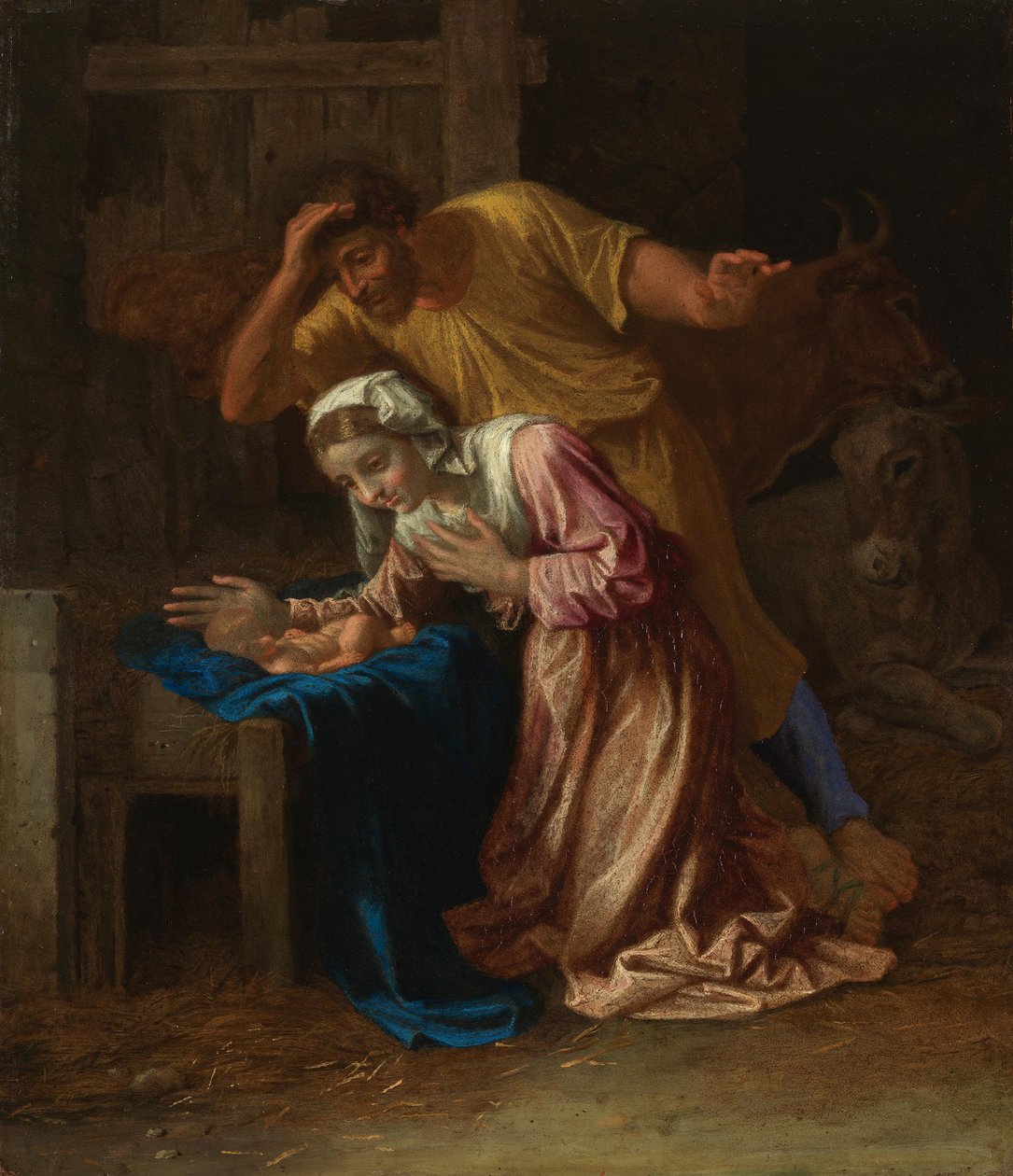 Geboorte van Christus door Nicolas Poussin