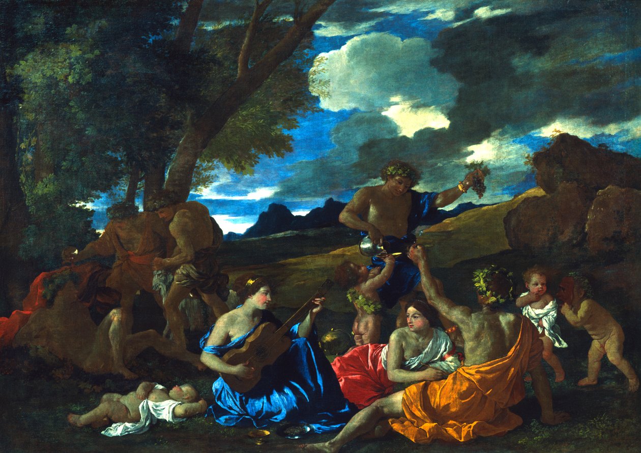 Le Grand Bacchanal door Nicolas Poussin