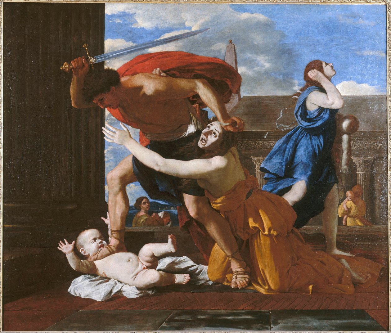 Massaker der Unschuldigen door Nicolas Poussin