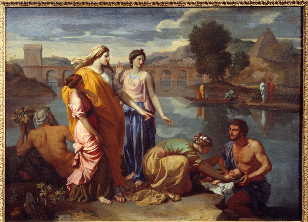 Mozes door Nicolas Poussin