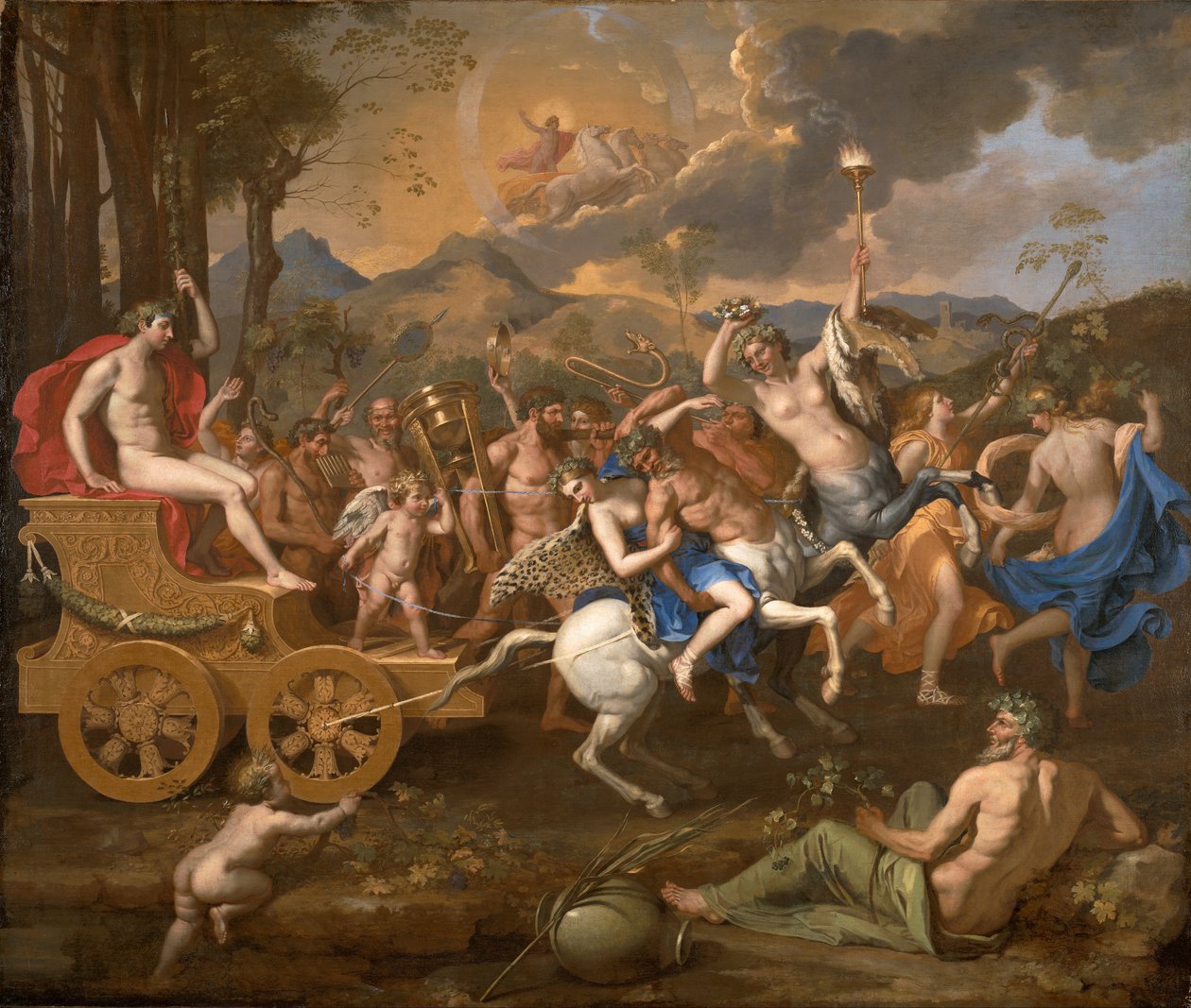 De triomf van Bacchus door Nicolas Poussin
