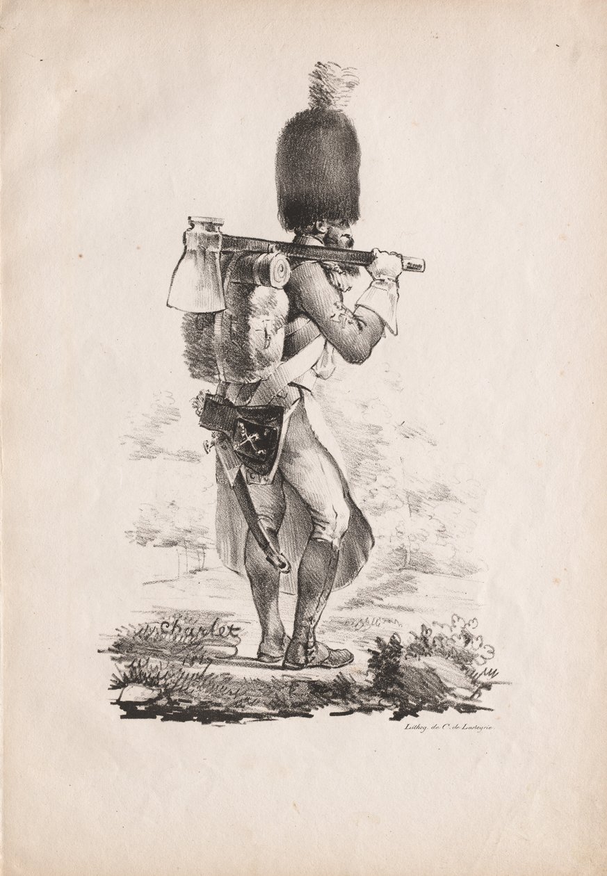 Militaire Kostuums: Infanterie Sappeur door Nicolas Toussaint Charlet