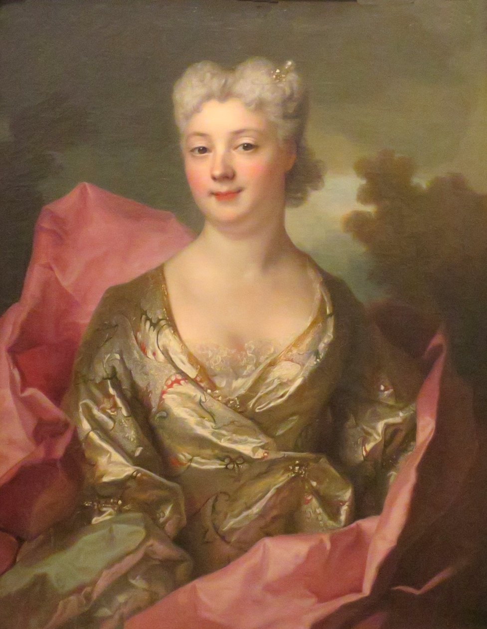 Portret van een dame door Nicolas de Largillière