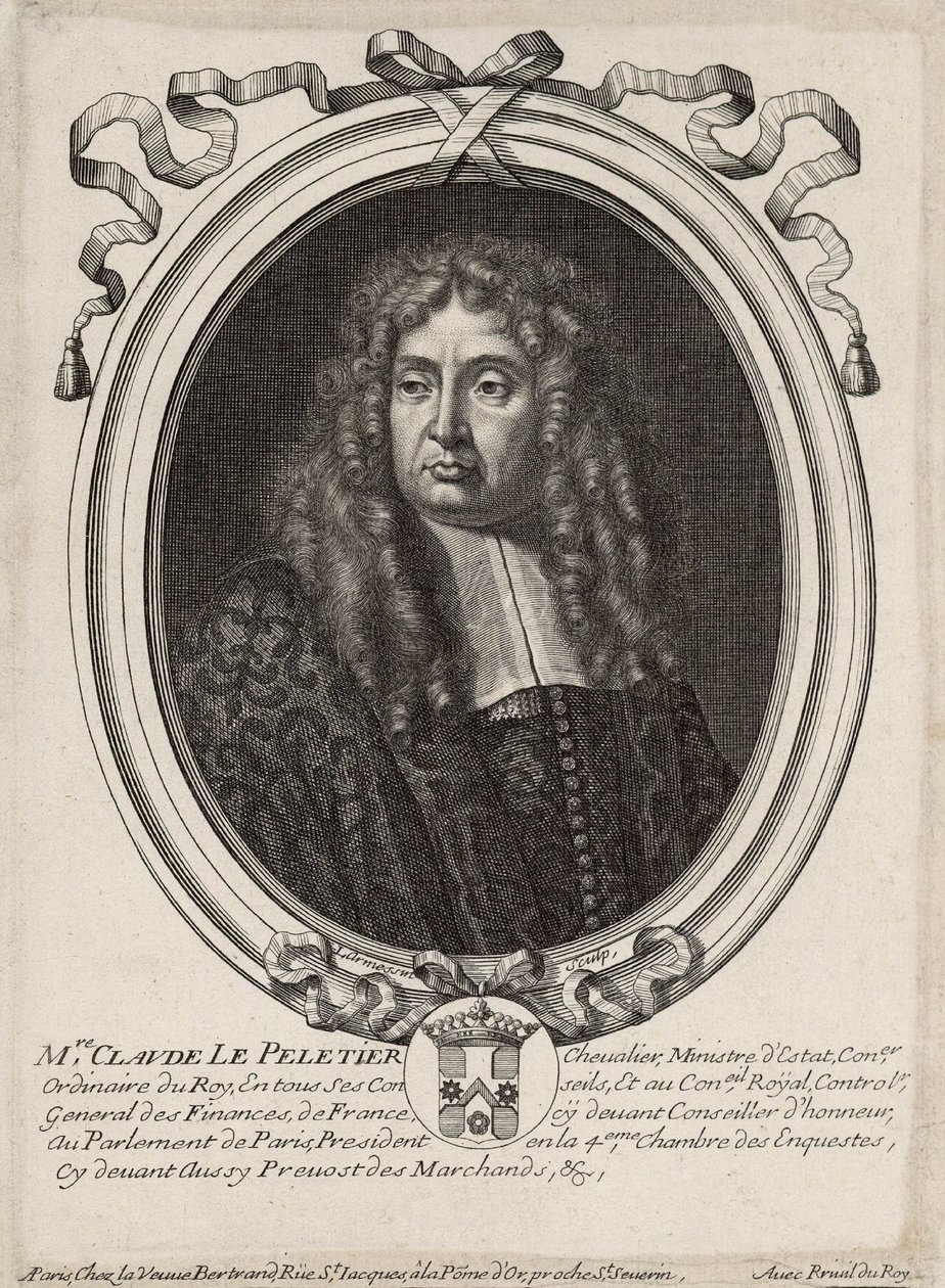 Claude Le Peletier door Nicolas de Larmessin