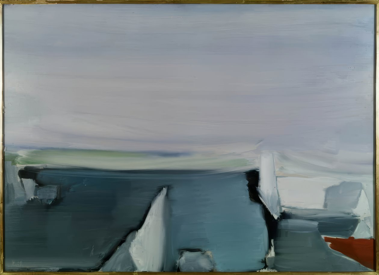 zeegezicht door Nicolas de Staël
