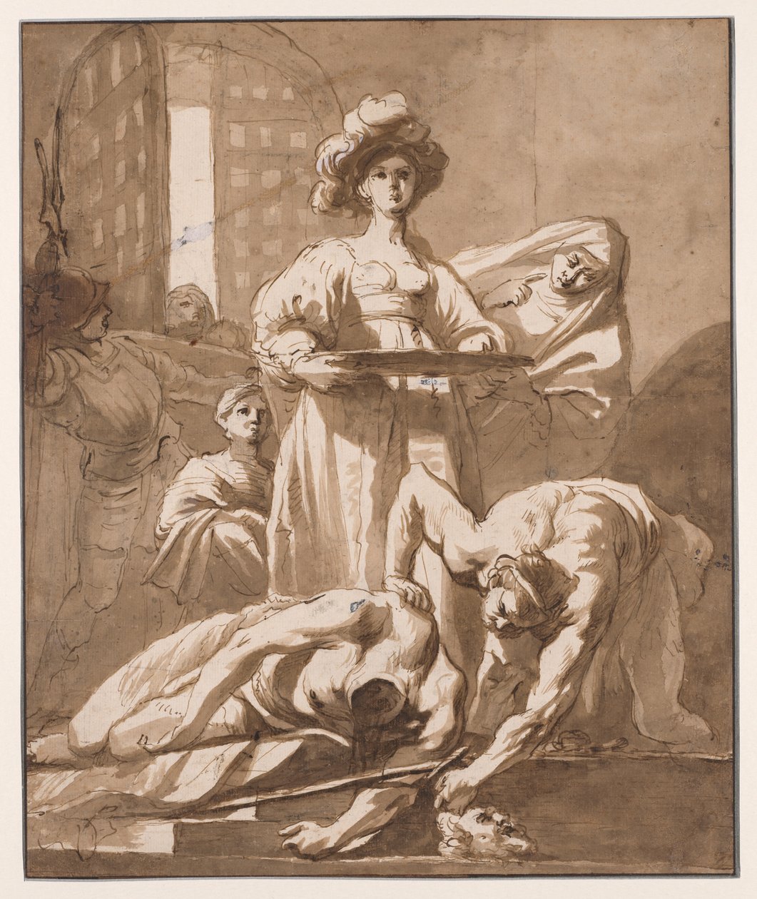 Salome met het Hoofd van Johannes de Doper door Nicolaus Knüpfer