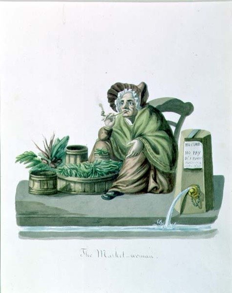 De Markt Vrouw door Nicolino Calyo