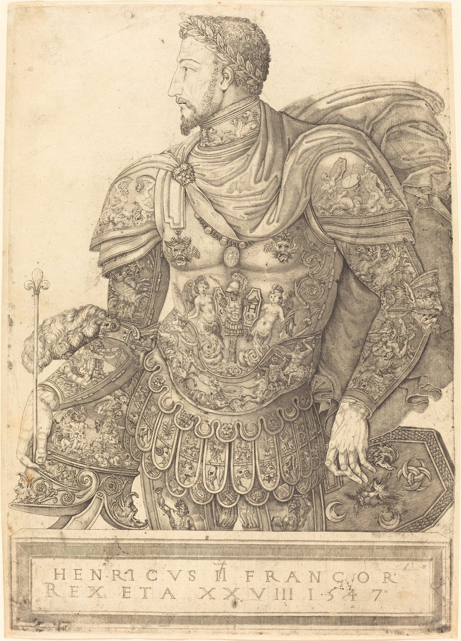 Hendrik II van Frankrijk door Nicolo della Casa