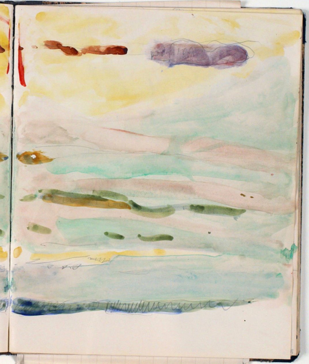 Landschapsstudie door Niels Larsen Stevns