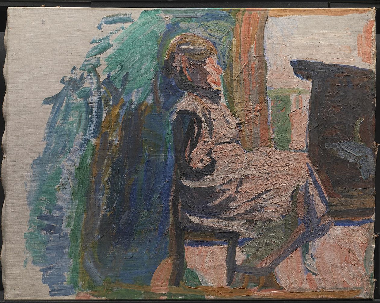 Zittend figuur door Niels Larsen Stevns
