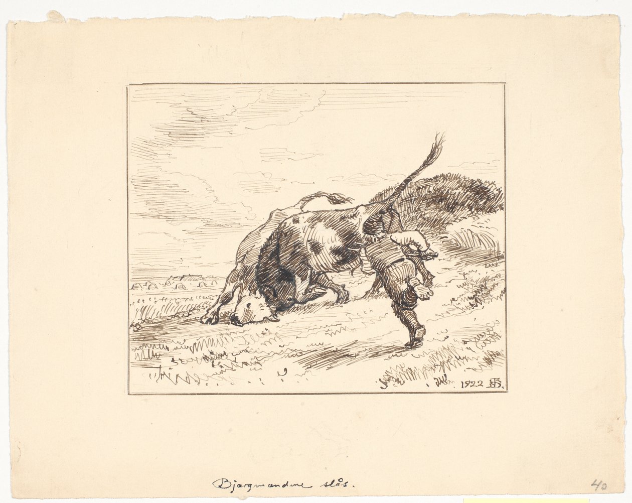 De bergmannen vechten door Niels Skovgaard