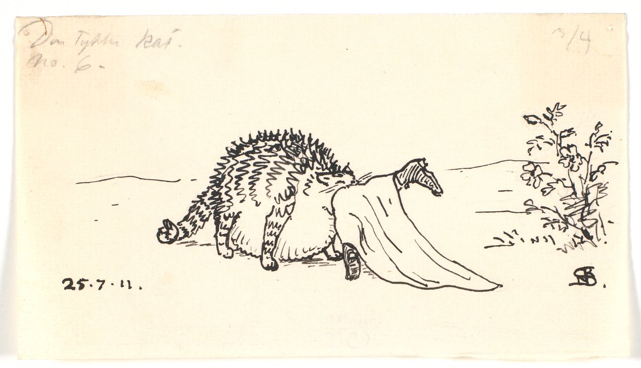 De dikke kat door Niels Skovgaard
