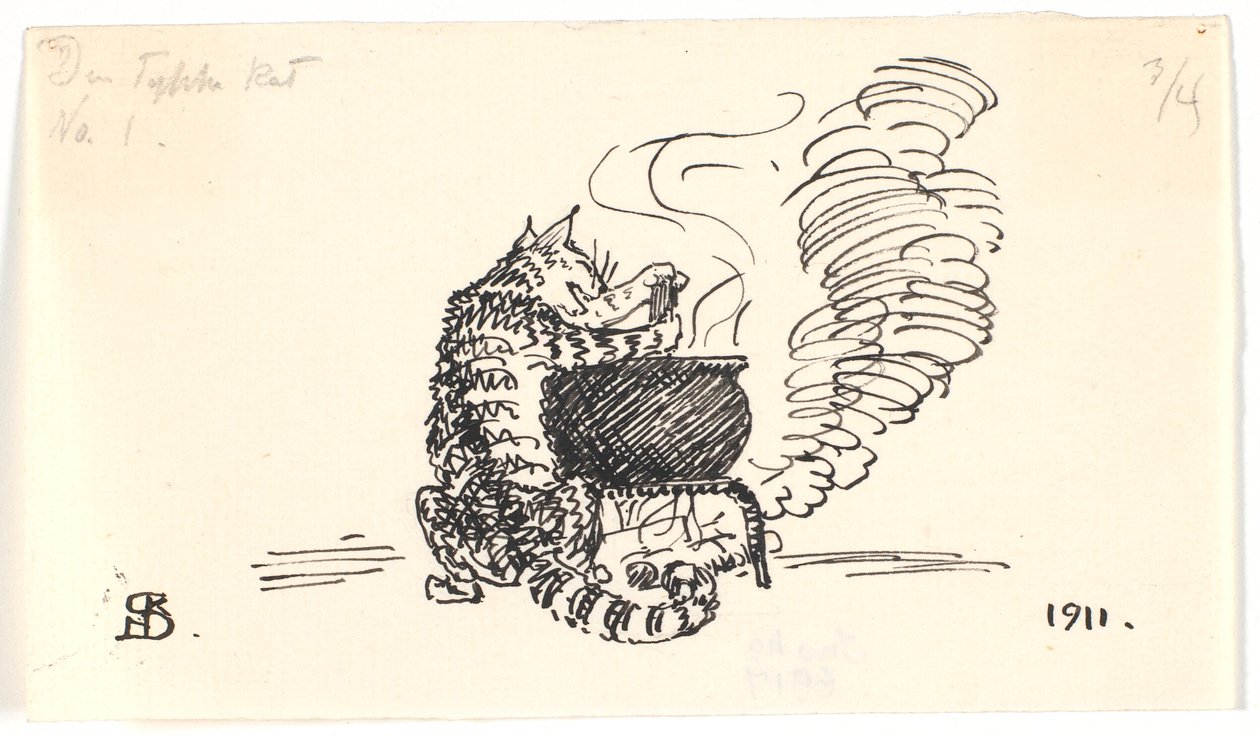 De Dikke Kat door Niels Skovgaard
