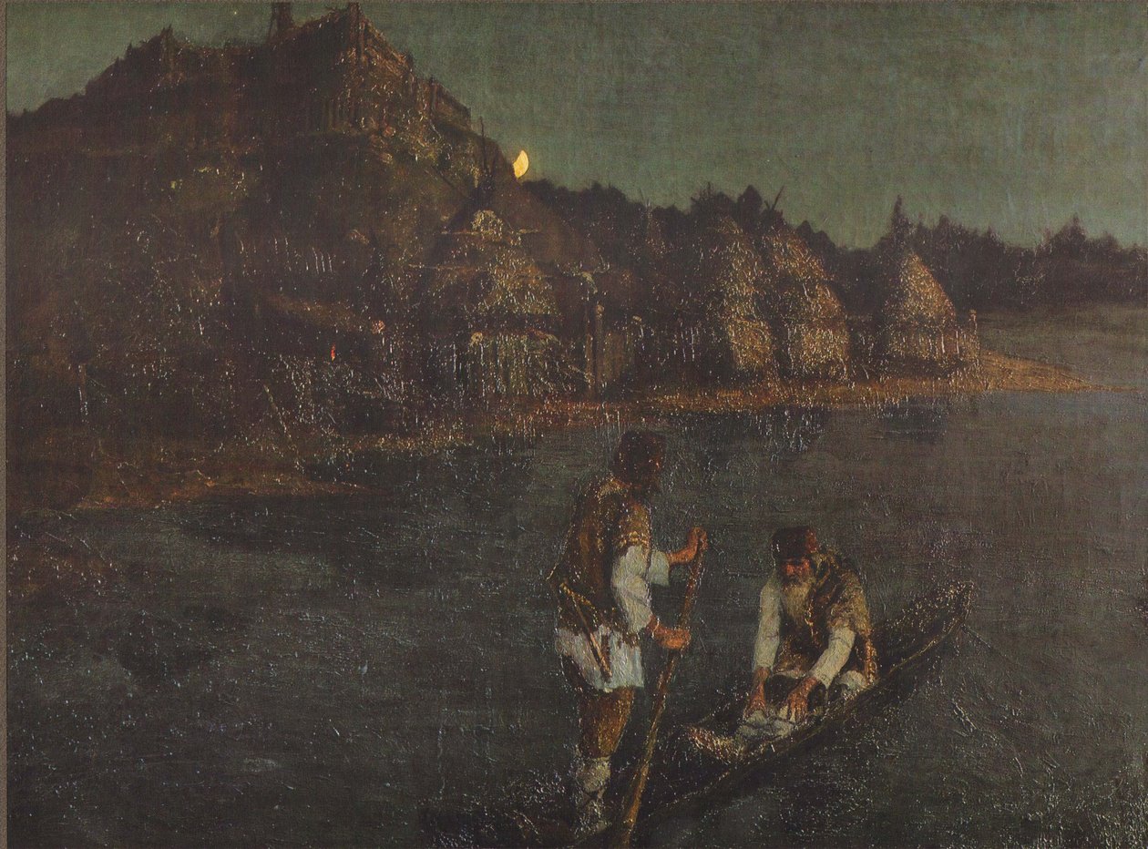 Onbekende titel door Nikolai Konstantinowitsch Roerich