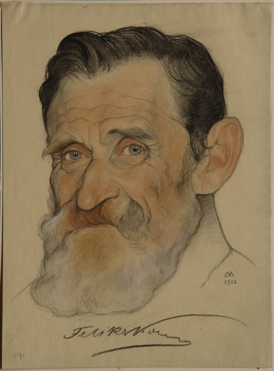 Portret van Feliks Yakovlevich Kon door Nikolai Andreevich Andreev